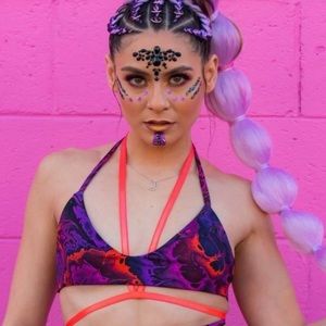 SOLD Freedom Rave Wear radon bralette